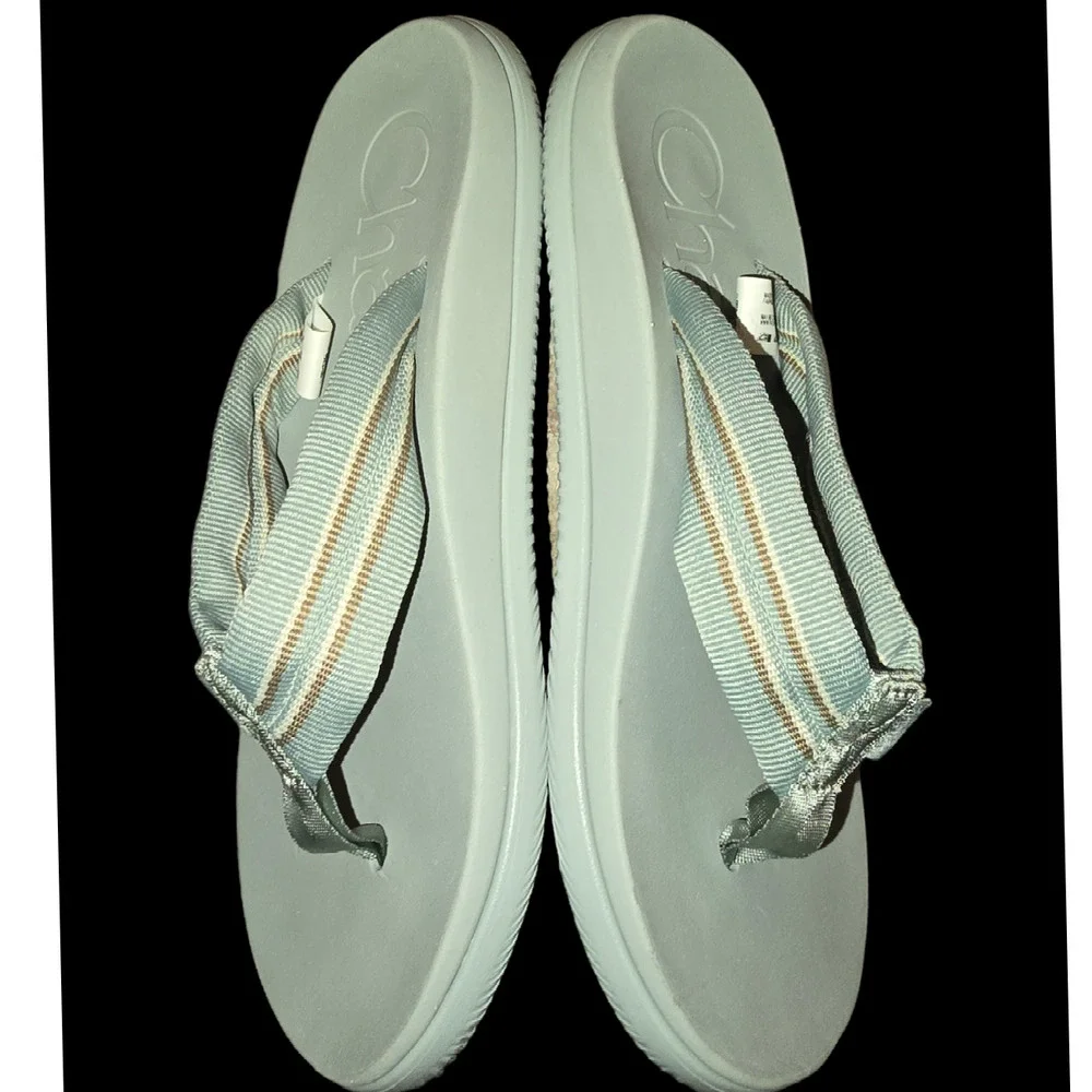 Chaco Women’s Chillos Sadie Flip Flops Mint Green, Size 6